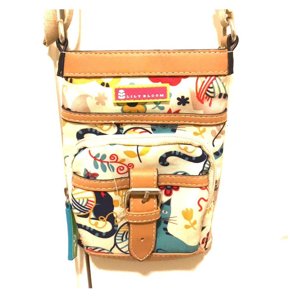 This is a LILY BLOOM crossbody purse.